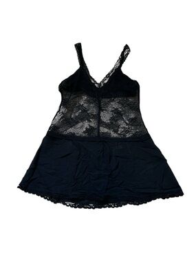 La Perla Black Sheer Lace Silk Blend Chemise Cami Sexy Luxury Italian Lingerie